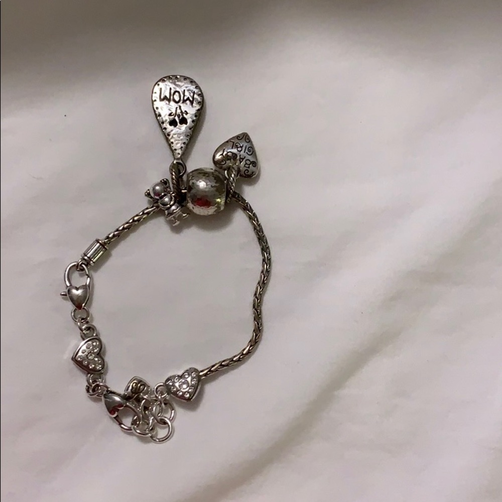 Brighton bracelet with charms.